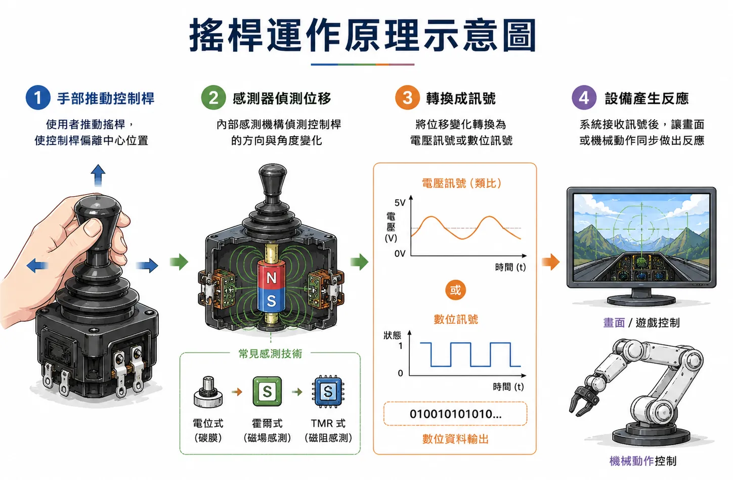 認識搖桿原理與應用領域